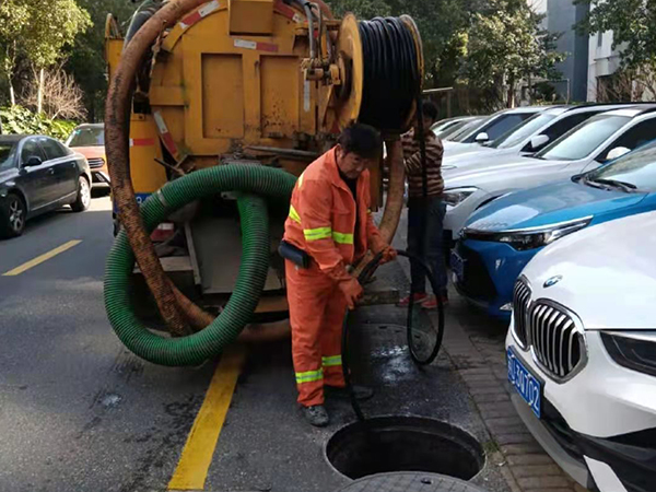 噶尔排污管道清淤